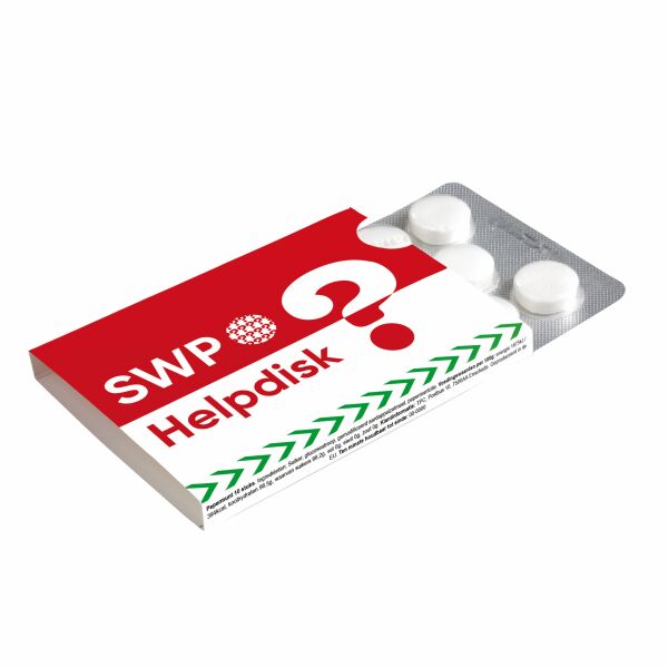 Sleeve en blister met 10 KING mints