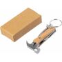 Sleutelhanger Heinrich | Bamboe | Multitool - bruin Sleutelhanger Heinrich | Bamboe | Multitool - bruin