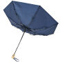 Bo 21” opvouwbare automatische gerecyclede PET paraplu - Navy
