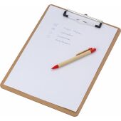 Klembord Nimra | Gerecycled MDF | A4 bruin