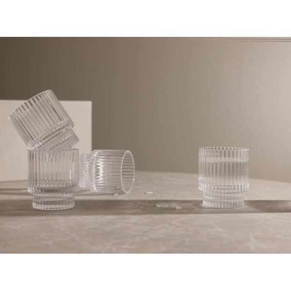 VINGA York tumbler, set van 4 stuks, transparant VINGA York tumbler, set van 4 stuks, transparant