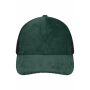 6 Panel Corduroy-Mesh Cap Organic Cotton smoky green/black one size