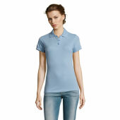 PRIME WOMEN - PRIME dames polo200g - XXL - Sky Blue Pique