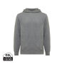 IQONIQ Yengo recycled katoen hoodie met steekzakken, light heather anthracite (XXL)