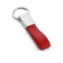 WATOH. Ronde sleutelhanger in metaal en PU