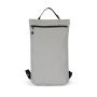 Trendy, platte en gerecycleerde rugzak Snow Grey One Size