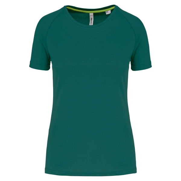 T-shirt de sport à col rond recyclé femme Gingko Green XXL T-shirt de sport à col rond recyclé femme Gingko Green XXL