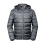 Men´s Hooded Nano Jacket iron grey 4XL