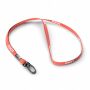 Polyester tubulaire keycord met metalen klem