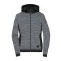 Ladies' Padded Hybrid Jacket carbon-melange/black 4XL