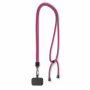 Crossbody, trendy duotone lanyard telefoonhouder van polyester Crossbody, trendy duotone lanyard telefoonhouder van polyester