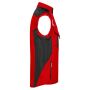 Workwear Softshell Vest - STRONG - red/black 4XL
