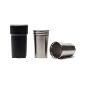 VINGA Parks RCS SS-bekers 4 stuks 250 ml, zwart