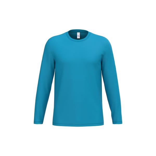 iDeal190 uniseks T-shirt LSL Ideal Atoll Blue 5XL iDeal190 uniseks T-shirt LSL Ideal Atoll Blue 5XL