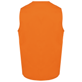 Gilet polykatoen multizakken Orange XS