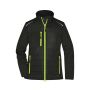 Ladies' Hybrid Jacket black/neon-yellow 4XL