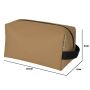 NORLÄNDER Dull PU Toilettas 2.0 Bruin