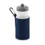 WATER BOTTLE AND HOLDER, FRENCH NAVY, One size, QUADRA