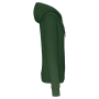 Ecologische herensweater met capuchon en ritssluiting Forest Green 4XL
