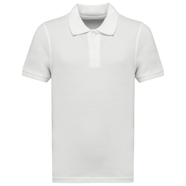 Bio180 piqué kinderpolo White 4/6 jaar Bio180 piqué kinderpolo White 4/6 jaar