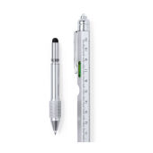 Tulix multifunctionele balpen met 8 functies - PLAT - S/T