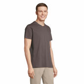 REGENT V - REGENT V  V-NECK T-SHIRT - L - Donker Grijs