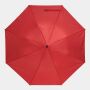Opvouwbare, uit 2 secties bestaande manueel te openen paraplu REGULAR rood