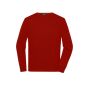 Men's Round-Neck Pullover red 3XL