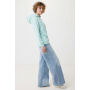 IQONIQ Yengo recycled katoen hoodie met steekzakken, crushed mint (L)