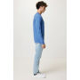 IQONIQ Denali gerecycled katoen sweater ongeverfd, heather blue (XXS)
