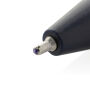Vibe GRS certified R-ABS pen met ultra vloeiende inkt, donkerblauw, wit