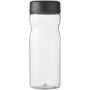 H2O Active® Base Tritan™ 650 ml sportfles met schroefdeksel - Transparant/Zwart