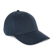 Biologisch katoenen pet met 6 panelen - K-up Gold Label Navy One Size Biologisch katoenen pet met 6 panelen - K-up Gold Label Navy One Size