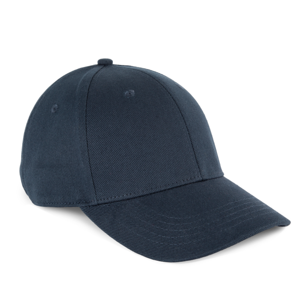 Biologisch katoenen pet met 6 panelen - K-up Gold Label Navy One Size Biologisch katoenen pet met 6 panelen - K-up Gold Label Navy One Size