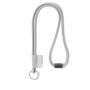Polyester 2-kleurige koord-lanyard met full color label