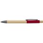 Bamboe balpen Cesar rood