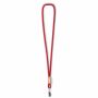 Polyester koord-keycord met bamboe plaatje