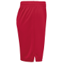 Basketbalshort voor kinderen Sporty Red 12/14 jaar