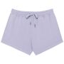 Ecologisch damesshort French Terry  washed parma XS