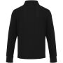 Zeus uniseks half-zip poloshirt met lange mouwen - Zwart - XS