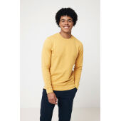 IQONIQ Zion gerecycled katoen sweater, ochre yellow (XXS)