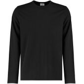 Long Sleeve Fashion Fit Superwash® 60°C T-Shirt, Black, 3XL, Kustom Kit