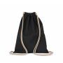 Gerecycled rugzakje met koordje Black Night One Size