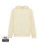 IQONIQ Yengo kids recycled katoen hoodie met steekzakken, cream yellow (56)