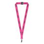Polyester lanyard met reflecterende draden Polyester lanyard met reflecterende draden