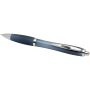 Nash balpen van  RCS gerecycled plastic met gekleurde behuizing en grip (blauwe inkt) - Hale blauw