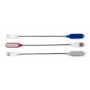 ABS en metalen laptop lamp Lola rood