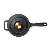 VINGA Monte geëmailleerde gietijzeren pan 1,9L, zwart