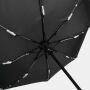 Stormvaste, automatisch te openen- en sluiten pocketparaplu STREETLIFE wit, zwart