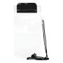 Transparant spatwaterdicht telefoontasje SMART SPLASH zwart